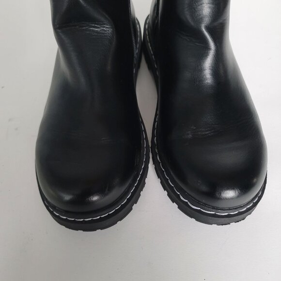 Torrid Black Faux Leather Chelsea Bootie (WW). Size 8WW - Picture 3 of 11